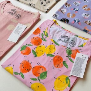 تی شرت نخ پنبه h&m سایز2XL